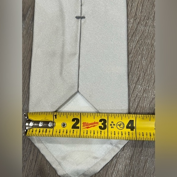 NWT Piatelli Made in Italy 100% Silk Black Tie Formal Silver Tux Designer Lux - Picture 9 of 9